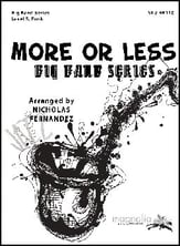 More or Less Jazz Ensemble sheet music cover